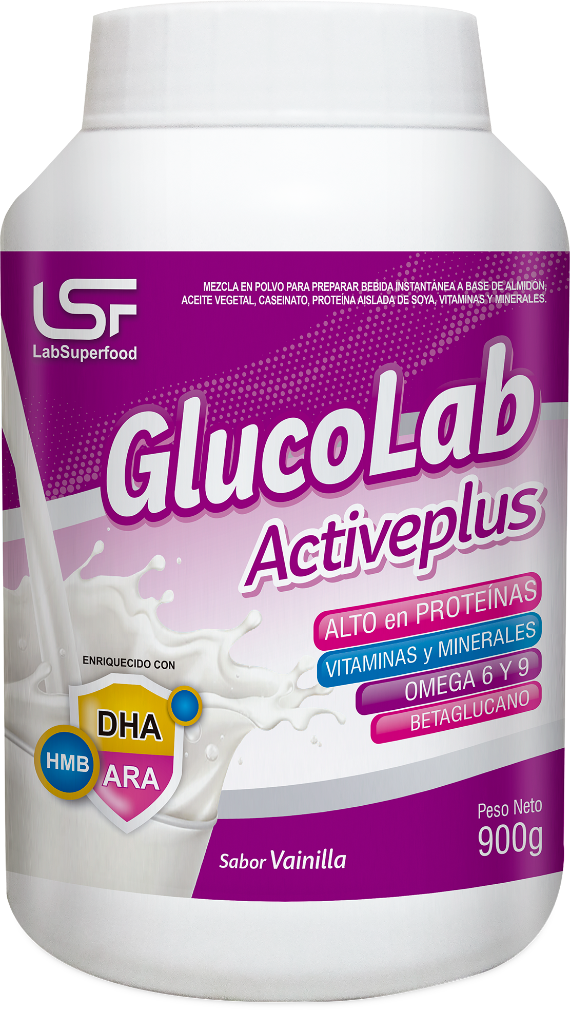 Glucolab Activeplus - Pote - 900g