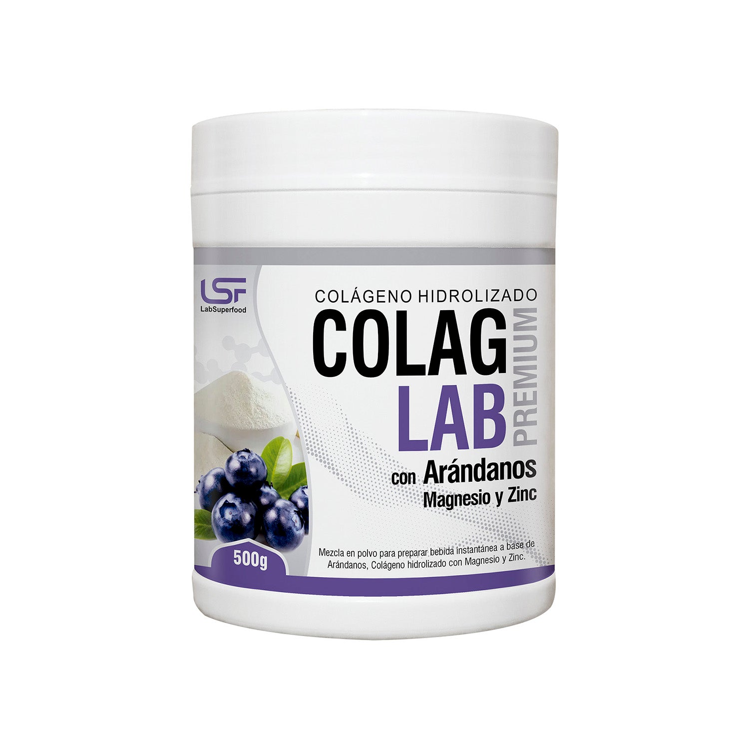 Colag Lab Blueberries, Magnesium and Zinc 500g LabSuperfood Perú
