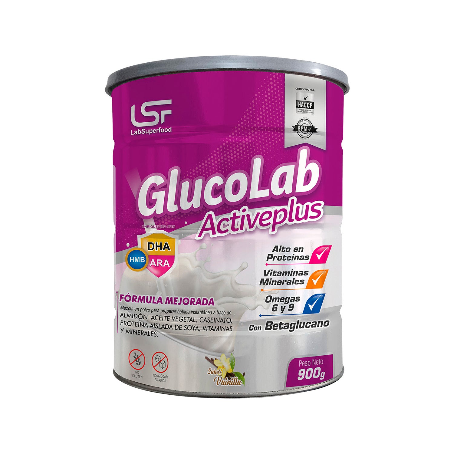Glucolab Activeplus - Lata - 900g