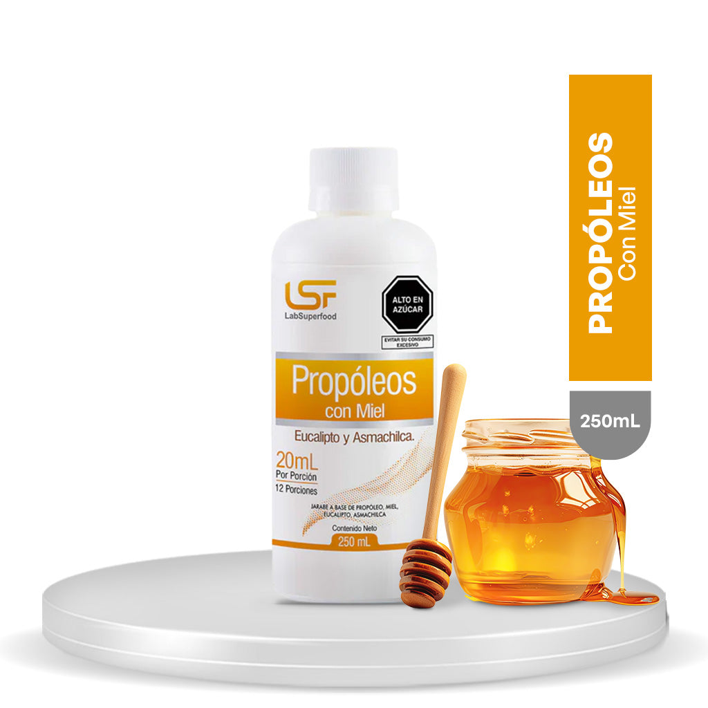 Propóleos con Miel de Abejas, Eucalipto y Asmachilca- 250ml