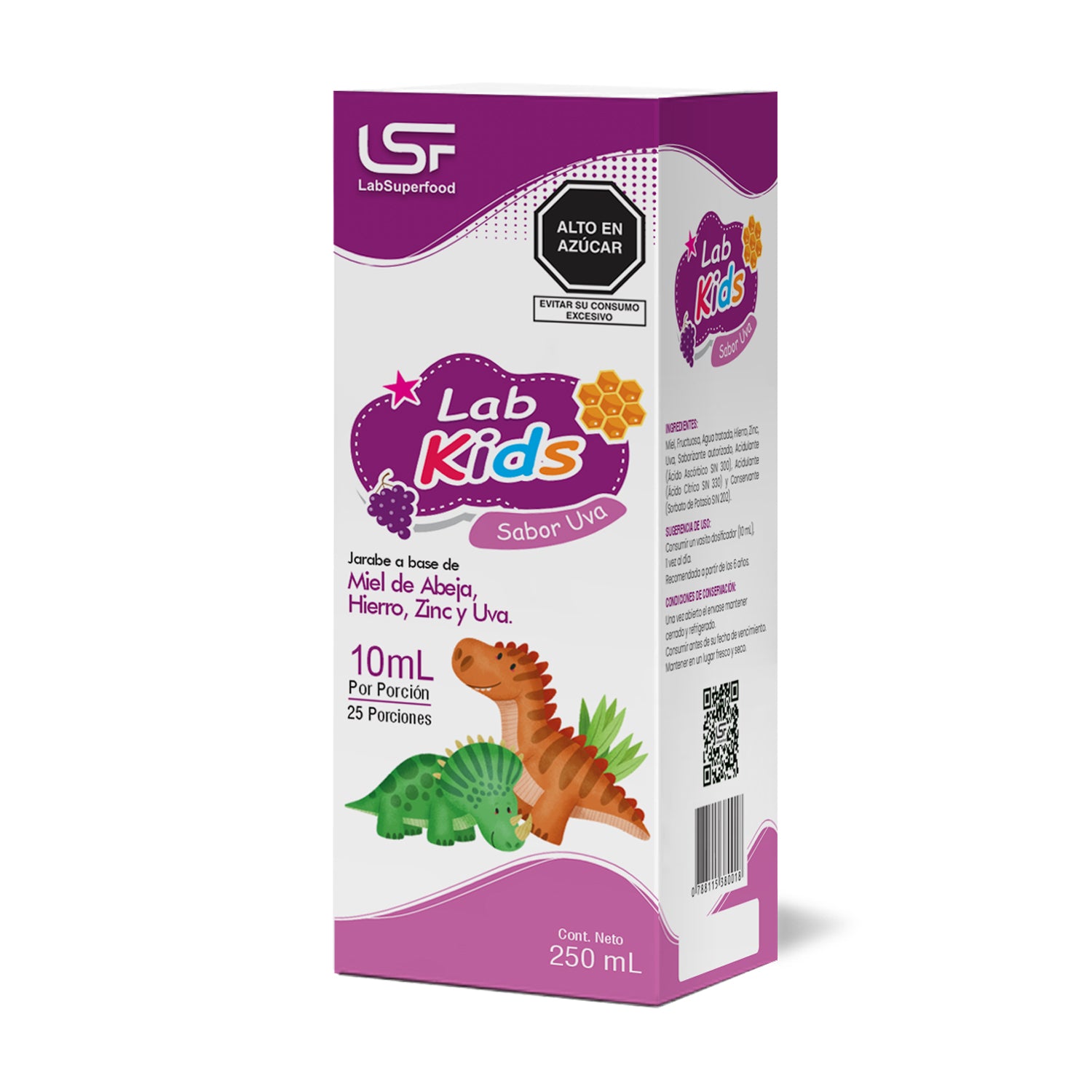 Lab Kids - Grape Flavor - 250ml