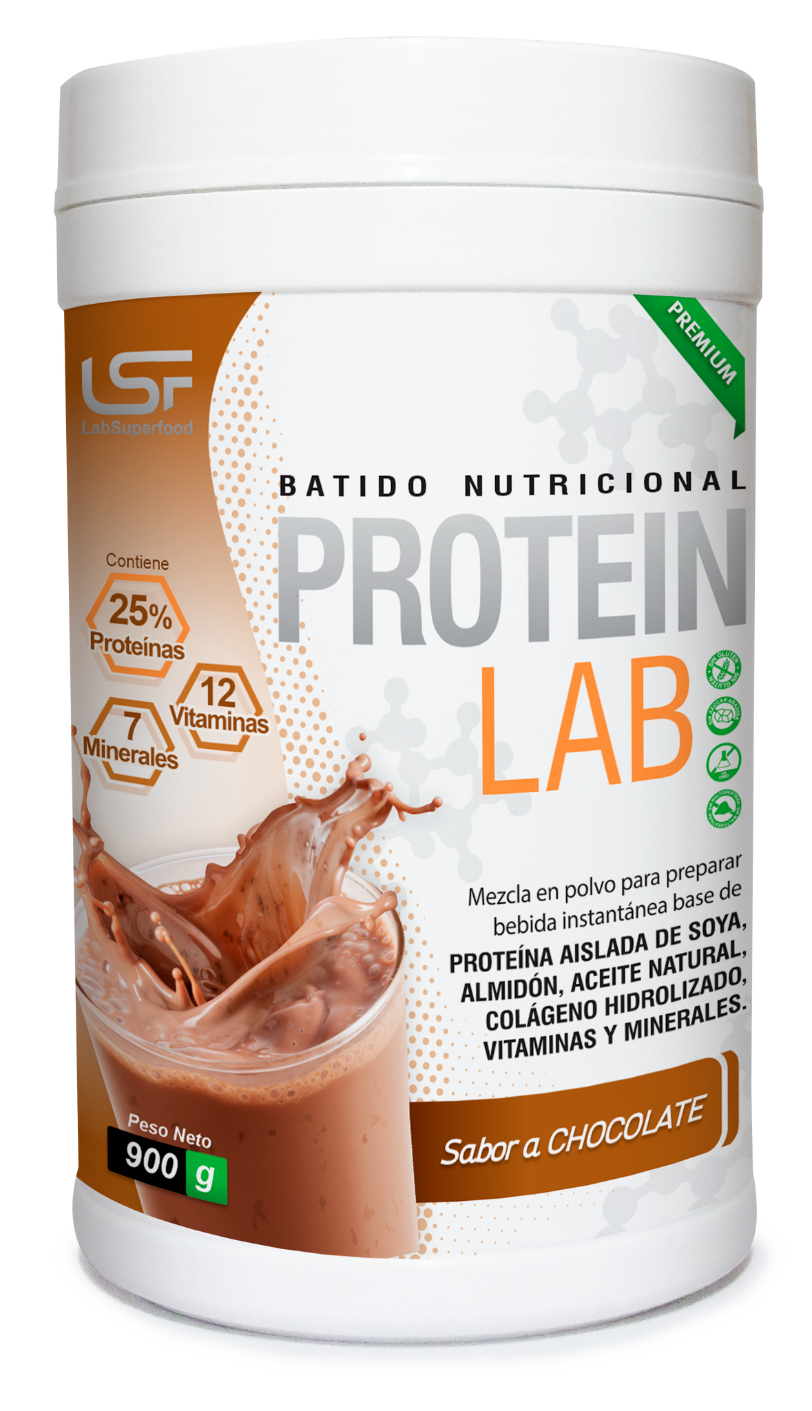 ProteinLab Chocolate - 900g