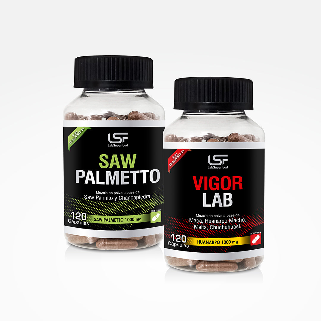 Pack Promocional Saw Palmetto + Vigor Lab